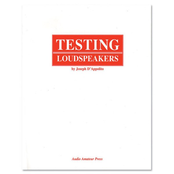 Main product image for Testing Loudspeakers Book 500-030